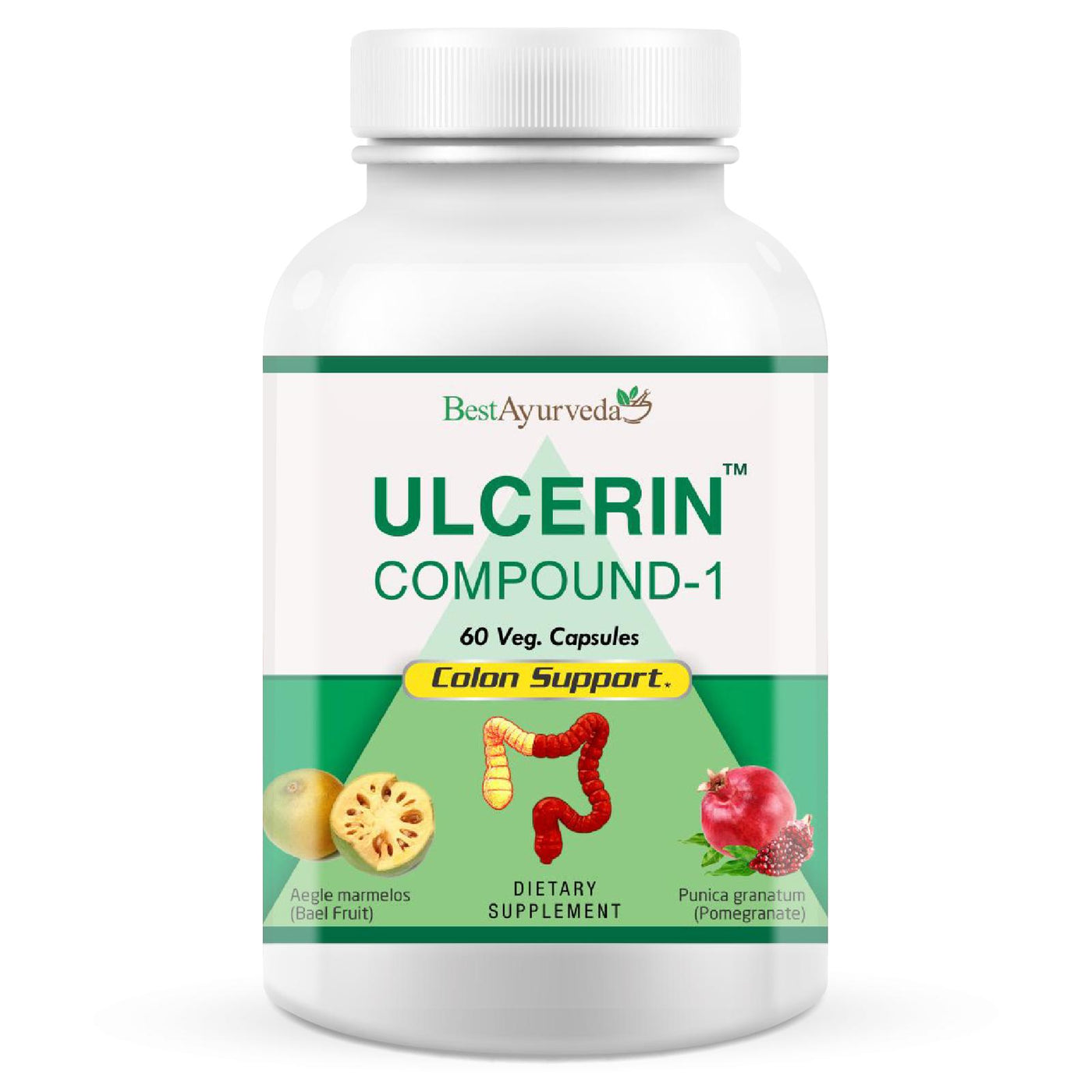 Best Ayurveda Ulcerin Compound-1 (60 Capsules)