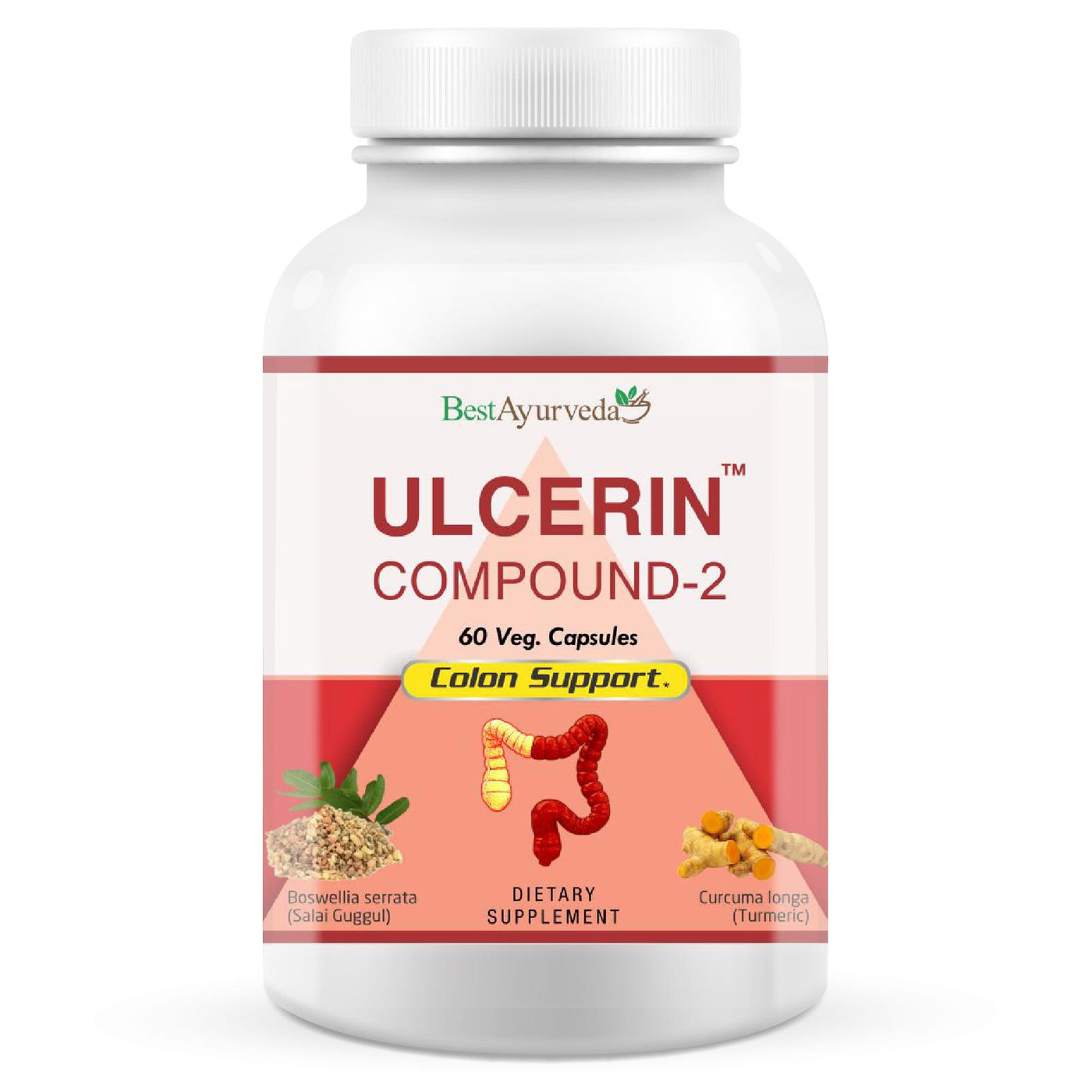 Best Ayurveda Ulcerin Compound-2 (60 Capsules)