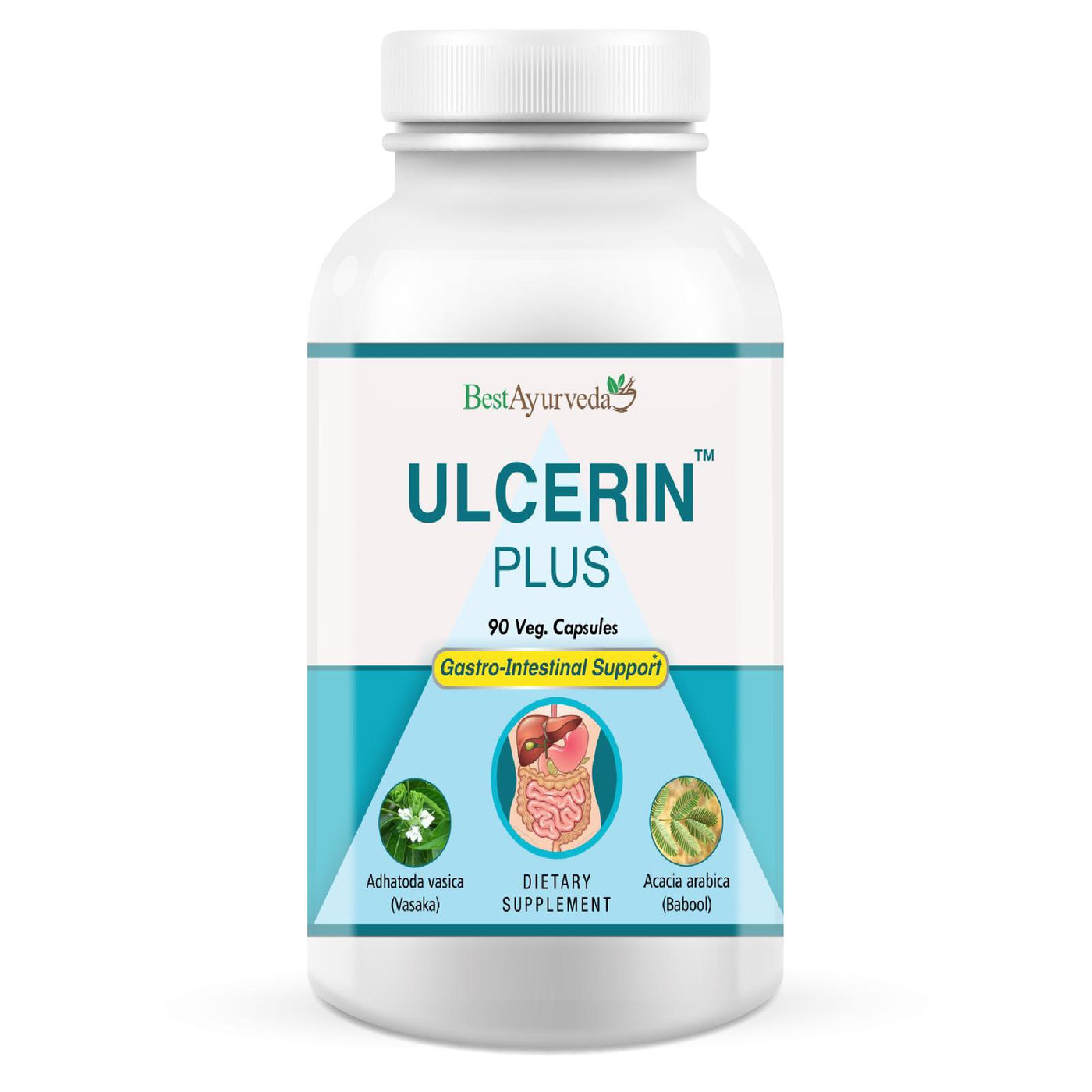 Best Ayurveda Ulcerin Plus (90 Capsules)